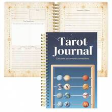 A5 Spiral Bound Tarot Journal - 106 Pages With Card Spread Lists, Moon Phase Tracker, Mystical Insights And Spiritual Growth Notes - A5 - View 8