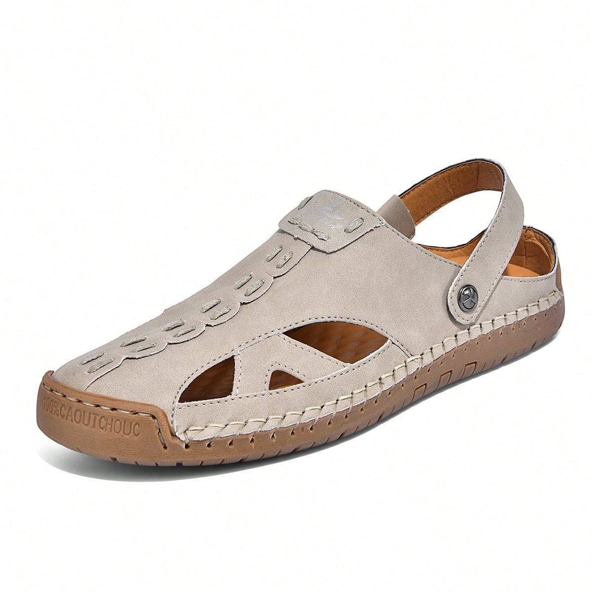 Sandalias casuales para hombres, pantuflas de playa de verano, sandalias de senderismo y ocio transpirables y antideslizantes de doble uso