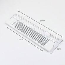Dual-Direction Mini A4 Paper Cutter, Portable Student/Office Photo & Paper Trimmer - Single Piece - View 4