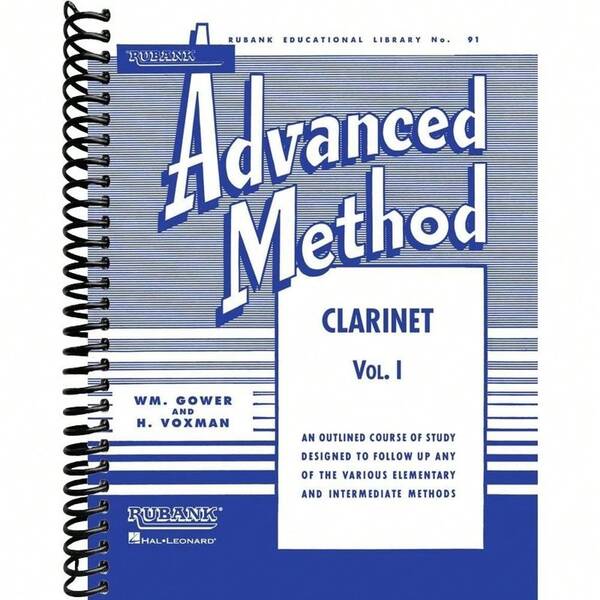 Rubank: Advanced Method - Clarinet Vol 1 | Clarinet Sheet Music | Study Book With Solos Scales Arpeggios And Exercises | Clarinet Practice Songbook For Teachers And Students