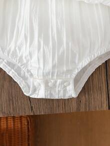 Baby Girls' Summer Casual Floral Embroidery Dress - White - View 6