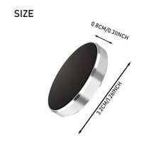 Soporte magnético adhesivo MagSafe para teléfono, adecuado para coche, hogar, mesita de noche, adhesión resistente, reutilizable, sujeción estable para teléfono y llaves, ajuste de rotación de 360° - A - Ver 3