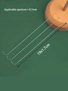 La tercera generación incluye dos agujas de ojo grande, agujas para cuentas de arcilla y agujas de acero inoxidable, adecuadas para hacer pulseras, collares y joyas - Multicolor - Ver 11