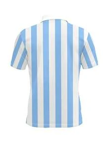 Áo Polo Bóng Đá Đội Tuyển Quốc Gia Argentina - Áo Dành Cho Người Hâm Mộ Sọc Nam - Xanh đậm - Xem 4