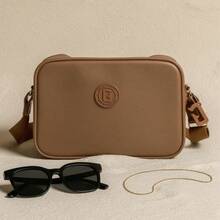 Women's Casual Minimalist Plain Textured Modern Elegant Adjustable Handbag - Special Offer Shipping - 駝色 - 查看 4