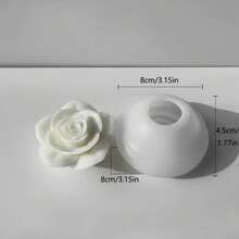 玫瑰花DIY手工香氛石膏多功能硅胶模具 - 花朵 - 查看 3