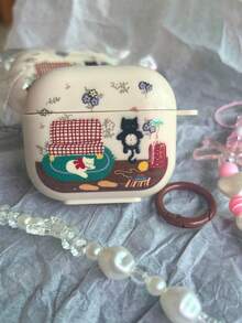 苹果蓝牙耳机4主动降噪保护壳，兼容 Pro 3/2第二代，防摔全方位保护耳机套 - 無色 - 查看 10