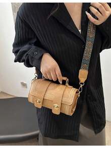 Women Top Handle Bags - 卡其色 - 查看 5
