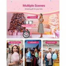 elektrische Zuckerwattemaschine kommerzielle Zuckerwattegeräte mit Wagen (1000 W) mit 52 cm Edelstahlschüssel & Zuckerschaufel & Schublade, perfekt für Kindergeburtstage Familienfeiern Rosa - Mit Wagen, Pink - Übersicht 6