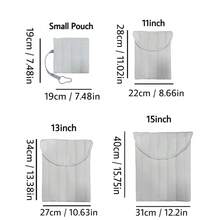 Túi đựng máy tính bảng 10/11 inch có lớp đệm mềm, túi đựng laptop 13-15.6 inch, thiết kế tối giản và thời trang. - Xem 10