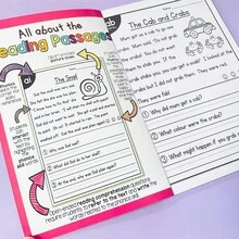 Workbook To Improve Reading Comprehension: Children Learn Phonics And Fluent Reading Through Reading Short Passages And Practicing Questions, As Well As Vocabulary Accumulation. This Is A Convenient English Learning Material Suitable For Children To Study Short Vowels. - Multicolor - View 8