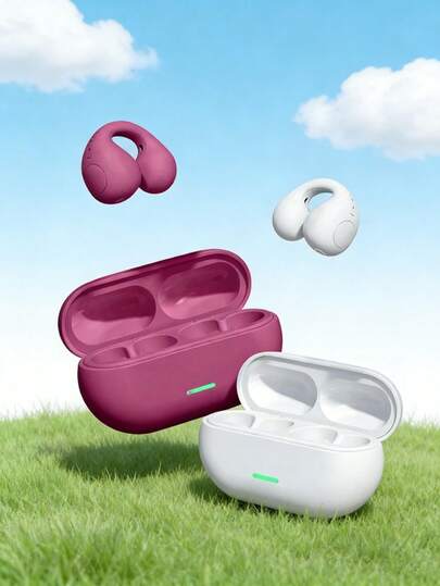 TWS Bluetooth Earphone 5.3 Wireless Headphones Clip Ear Music Headset HD Call Sports Gaming Earphones For All Smart Phone 180mAh