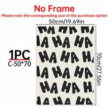 1/6pcs Black And White Canvas Art Wall Room Posters, Bold Room Decoration Aesthetic Murals, Framed+Frameless Room Decoration Supplies/Compromise Home Decoration, Fashionable Posters, Cute Room Decoration, Quirky Art Prints, Cool Room Decoration Supplies, Office Decoration, Bar Decoration, University Dormitory Decoration, Bedroom Decoration, Living Room Decoration, Kitchen Decoration, Bathroom Decoration - Multicolor - View 37