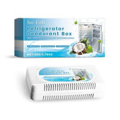 Refrigerator Deodorizing Box, Household Refrigerator Freezer Deodorizer, Odor Remover, Refrigerator Cleaner.