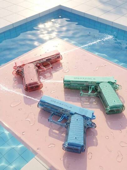 MINKOJA 1pcs1911 Toy Water Gun, 1911 Water Gun, Automatic Cabin Return Water Gun, Summer Pool Beach Pool Shooting Game Outdoor Toys, Children's Adult Water Gun Pistol, Summer Gifts, Water Gun, Toy Gun