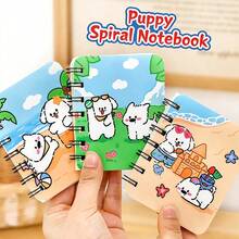 Bộ 4 cuốn sổ tay rời hình chú chó hoạt hình (mẫu ngẫu nhiên), sổ tay trống khổ A7, quà tặng văn phòng phẩm cho học sinh, quà nhỏ, sổ tay hình mèo con, đồ dùng học tập, quà tặng tựu trường. - Sách rời hình chú cún con - Xem 3