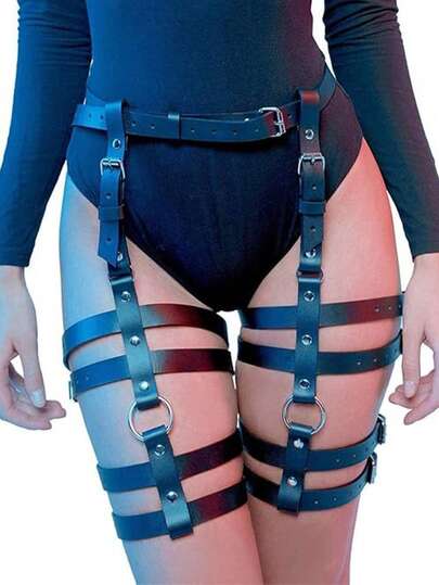 1 chiếc corset bó chân nhiều lớp màu đen phong cách Steampunk gợi cảm dành cho nữ, phù hợp cho lễ hội, trang phục đi club hoặc tiệc bar.