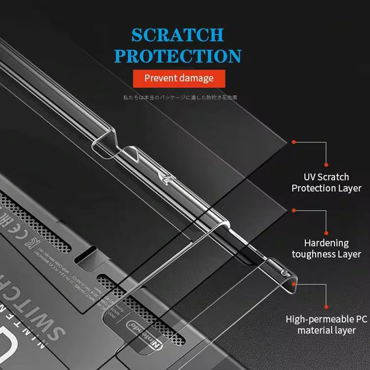 Transparent Protective Case For Nintendo Switch, Switch 2, OLED Console, Includes Soft TPU Anti-Slip Protective Cover And Hard PC Protective Shell, All-Round Protection For Game Console - View 6