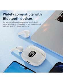 X87 蓝牙耳机 无线耳机 触控游戏耳机 HIFI 立体声降噪耳塞式耳机 带麦克风 无线耳机 带 LED 显示屏 立体声耳机 触控耳塞式耳机 降噪 - 查看 5