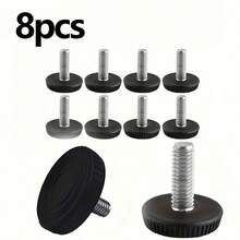 8 chiếc chân đồ nội thất ren M8, ốc vít điều chỉnh độ cao chân đồ nội thất, ốc vít chân cân bằng cho đồ nội thất gia đình, thích hợp cho bàn, tủ, ghế và ghế đẩu. - C - Xem 1
