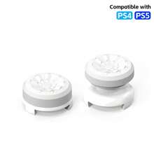 2pcs Silicone Thumb Grip For P5/ P4, For P5 Joystick Booster Caps , Game Controller Accessories,Rocker Cap Pair Supports P4/P5 Game Controllers,High-Rise Performance Analog Stick For P4 ,P5 Controller - Purple - View 7