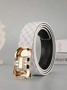 Thắt lưng da cao cấp dành cho nam, khóa tự động bằng hợp kim, thắt lưng quần thời trang. - Nhiều màu - Xem 1