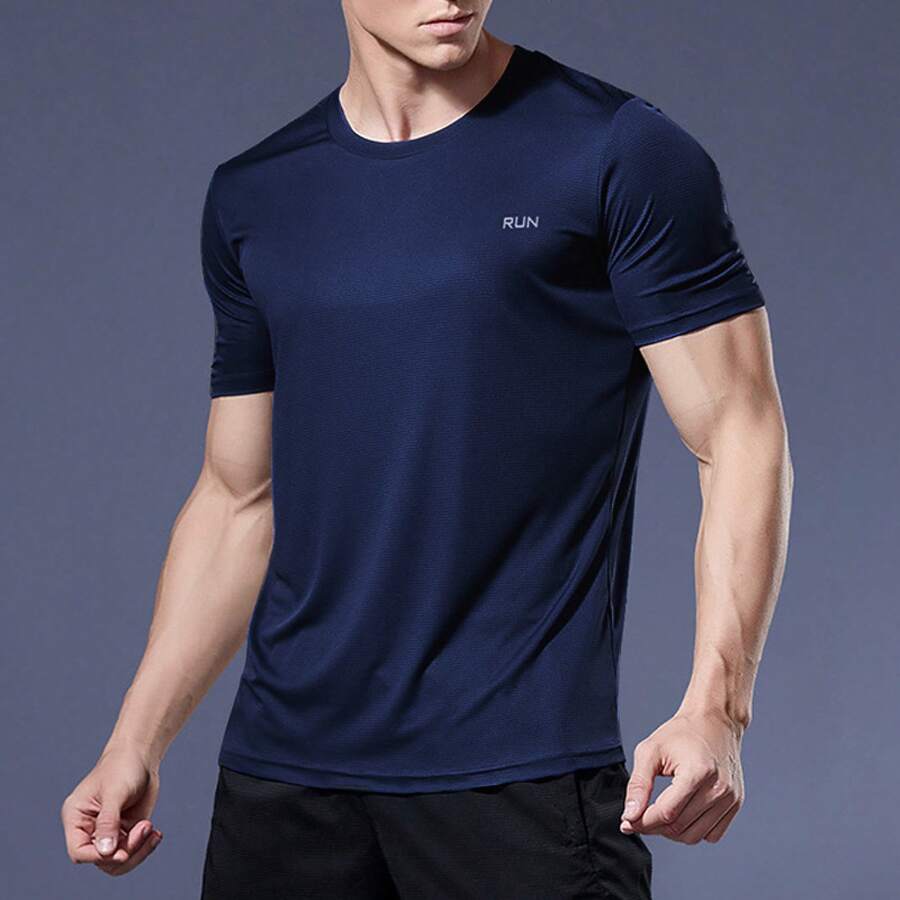 Men Sports Tees & Tanks - Royal Blue - View 1