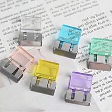 10/20/30pcs Pants Length Adjustable Clips: Shorten Pants Without Sewing; Rolled Hem Design Prevents Pants From Dragging On The Ground. - Multicolor - View 2