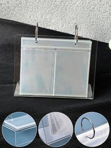 Album đựng sticker nghệ thuật làm móng dung lượng lớn bằng thép không gỉ, giá trưng bày sticker, kệ trưng bày cho tiệm nail, bao gồm 17 trang bên trong (không kèm sticker). - Nhiều màu - Xem 5