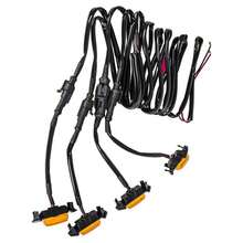 4PCS Car Front LED Grille Light For Tacoma 2016-2019 TRD PRO Amber White Grill Light Eagle Eye Lamp Off Road Trunk SUV - A - View 12