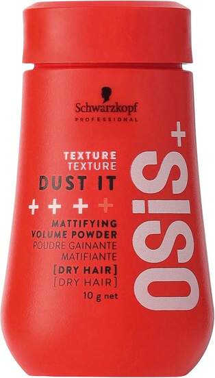  Schwarzkopf Osis Dust It 10 gr – Texturisierendes Puder, das feinem Haar sofort Volumen und Textur verleiht, mit einem natürlichen matten Effekt, der unstrukturierte Frisuren und vollen Looks ermöglicht, ohne zu belasten oder sichtbare Rückstände zu hinterlassen. ✅ 24/72-Stunden-Lieferung nach Spanien (Festland) | Schönheitsexplosion | Ihr Beauty- und Make-up-Geschäft – nutzen Sie Ihre beste Version