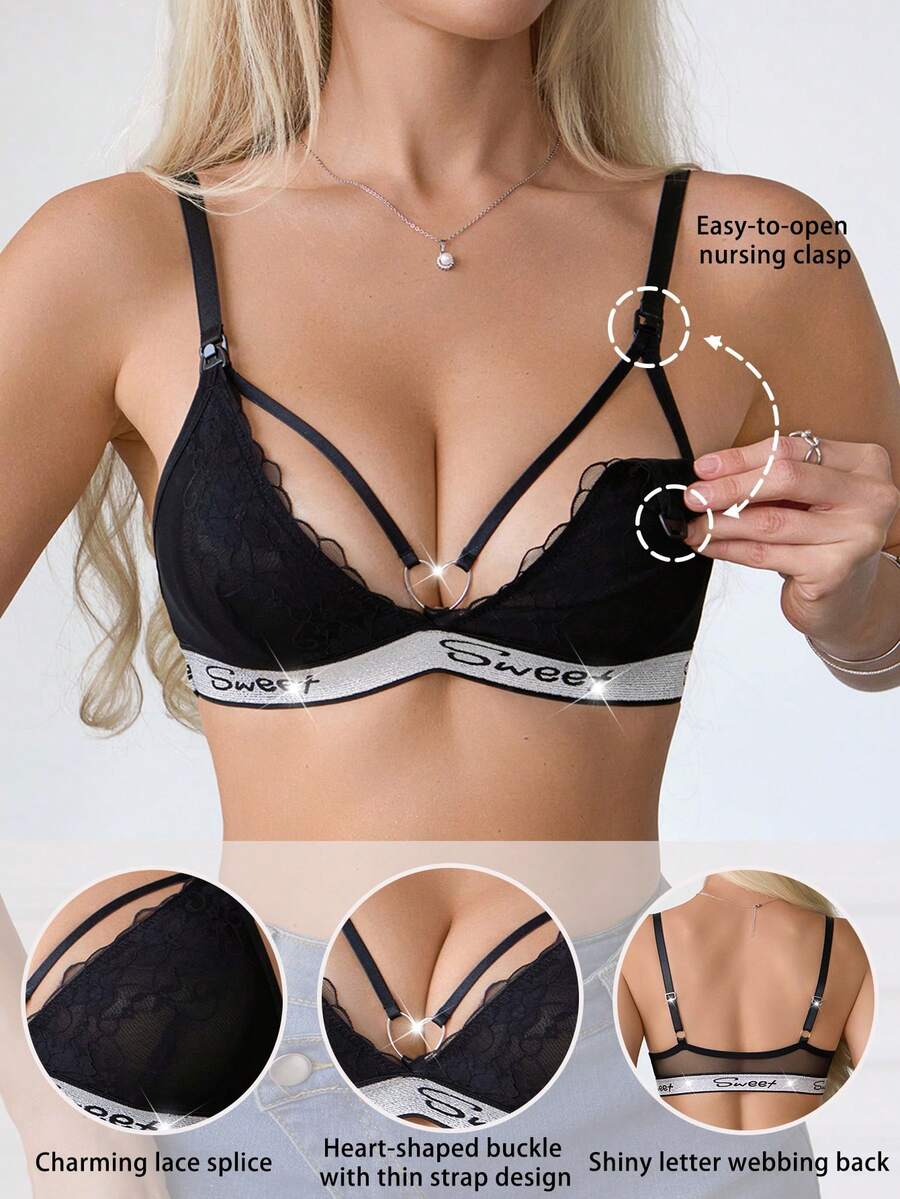Hart & Haze Maternity Bras - Black - View 1