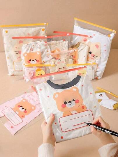 10pcs Transparent Storage Bags, Waterproof Packaging Bags,Travel Outdoor Camping Storage Bags,Suitable For DIY Craft Materials, Transportation Packaging, Zipper Plastic Bags To Keep Clothes Clean, Clear Plastic Garment Bags For Packing T-Shirts, Shirts, Documents, Clothes, Resealable Plastic Bags, Can Be Reused, Resealable Bags, Hospital Packs, Maternity Products, Travel Storage Bags, Organizer Bags, Space-Saving Storage Bags, Shoes, Cosmetics Travel Bags