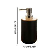 1 bình đựng xà phòng tạo bọt bề mặt nhẵn 380ml, vật dụng thiết yếu cho phòng tắm, bình đựng xà phòng lỏng cho nhà bếp, chai thời trang, bình nhựa, cấu trúc bền chắc, bình có thể tái sử dụng, bình đựng xà phòng rửa tay dạng lỏng, dùng cho gia đình và thương mại. - đen - Xem 8