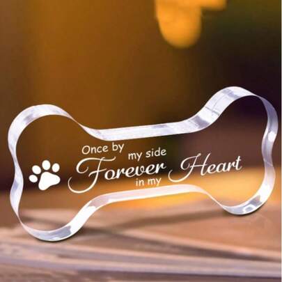 Quà tặng tưởng niệm thú cưng (1 chiếc), bia tưởng niệm chó, bia chia buồn trang trí, quà sinh nhật cho người mất chó cưng, quà tặng lễ tốt nghiệp.