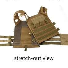 1pc Tactical Airsoft Vest, Molle Breathable JPC Protective Adjustable Modular Chest Rig, Suitable For Slim Figures, Outdoor Training, Tactical Airsoft Vest, Adjustable Modular Paintball Vest, Suitable For Adult Training, Tactical, Soft Air Gun, Paintball, Tactical, SWAT, Assault, Shooting, Pursuit, Outdoor, Carrying Equipment, Vest - Multicolor - View 10