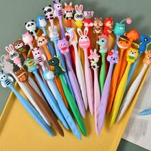 OBOVAY 1pc-Cartoon Bendable Eraser, Animal And Dinosaur Shaped Eraser, Multicolor Soft Eraser, Suitable For Students, Stationery Enthusiasts And Office Personnel, Student Supplies, Campus Stationery Small Gifts, Back To School Supplies, Also A Perfect Creative Gift For Stationery Enthusiasts, Back To School Stationery, Learning Supplies, Office, School Use, Drawing Tools, Office Supplies - Animal Series - View 1