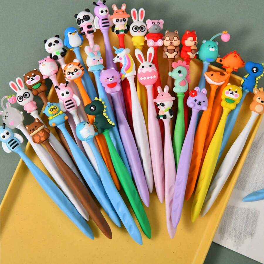 OBOVAY 1pc-Cartoon Bendable Eraser, Animal And Dinosaur Shaped Eraser, Multicolor Soft Eraser, Suitable For Students, Stationery Enthusiasts And Office Personnel, Student Supplies, Campus Stationery Small Gifts, Back To School Supplies, Also A Perfect Creative Gift For Stationery Enthusiasts, Back To School Stationery, Learning Supplies, Office, School Use, Drawing Tools, Office Supplies - Animal Series - View 1