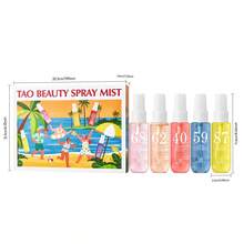 5pcs Digital Perfume Case Brazil Body Hair Long Lasting Fragrance, Date Long Lasting Fragrance, Fragrance, Ambiguity, Date, Gift For Girlfriend - Multi Scents - View 6