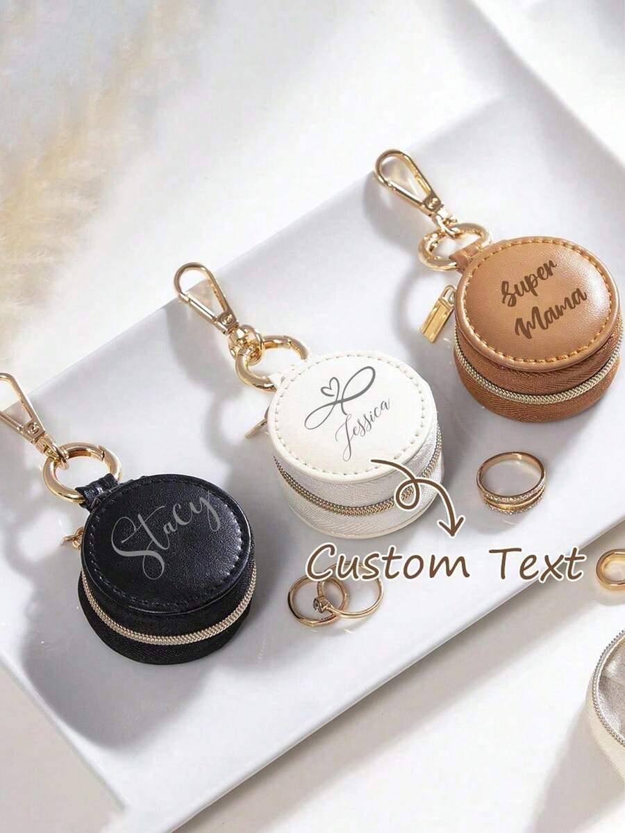 Túi đựng nhẫn cưới cho chó cưng được cá nhân hóa, hộp đựng nhẫn cưới độc quyền cho chó, hộp đựng nhẫn cho thú cưng theo yêu cầu. - Nhiều màu - Xem 1