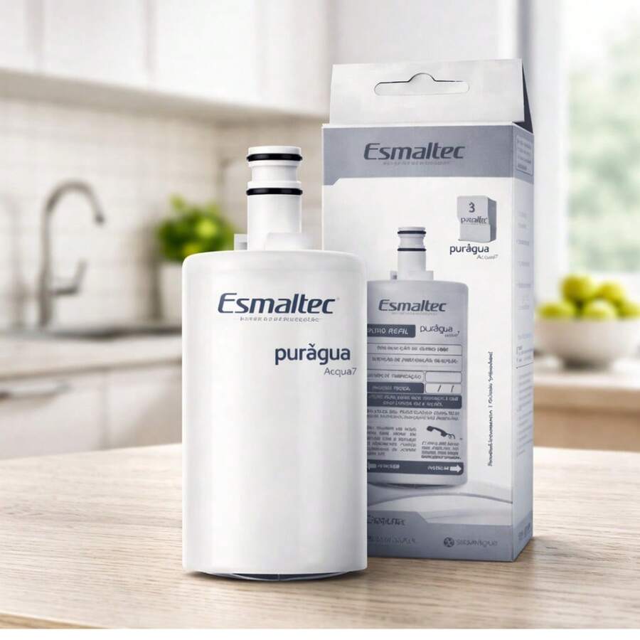 Refil Filtro Esmaltec Acqua 7 Purificador de Água Vela Purágua 6 Meses - Visão 1