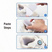 Sneakers Heel Repair Shoe Side Damage Lining Patch Sticker Shoe Heel Wear Repair Patch Suitable Heel Protector Stickers - Light Grey - View 6