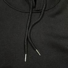 moletom Com Capuz streetwear unissex estilo sueter masculino - Preto - Visão 3