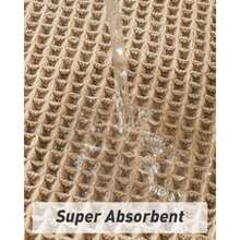 Upgraded Waffle Bath Mat  Absorbent Non Slip Bath Mats For Bathroom Floor  Washable Bathroom Rugs With Tassels Rubber Backed Bathroom Mats Ultra Soft 17" X 24" Brown - Màu nâu - Xem 4