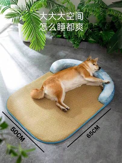 宠物夏季降温垫，凉爽透气，防潮防水，防滑，亲肤不压毛，自然凉爽，耐刮耐磨，宠物必备（适用于25公斤以下宠物）