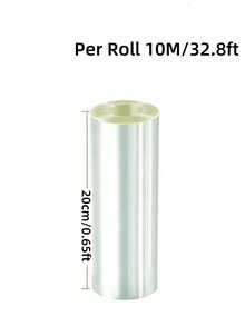1 Roll Extra Long Transparent Cake Edging, Made Of PET Material, Cake Packaging Film, Used For Decorating Mousse, Chocolate Pastries, Baking Tools, Cake Decorations, Kitchen Supplies - Easily Make Delicious Cakes - Clear - View 12