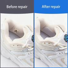 Miếng vá sửa chữa gót giày thể thao, miếng vá lót giày bị hư hỏng, miếng vá bảo vệ gót giày phù hợp. - trắng - Xem 2