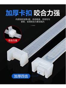 100条尼龙扎带批发，100条尼龙扎带，海外直供，自锁式扎带 - √國標3*200寬2.5mm 100條 - 查看 8