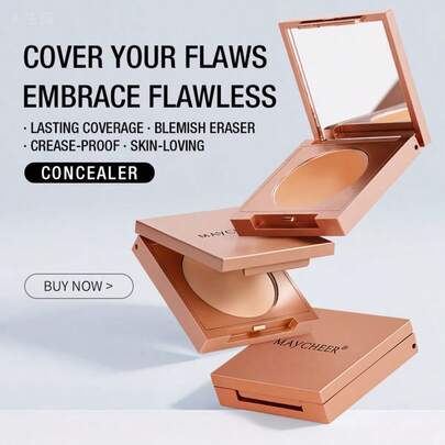 MAYCHEER 3g Corrector multiusos, 6 opciones de color, cobertura construible, resistente al agua y ligero, apto para todos los tonos de piel