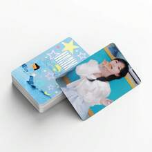 92张/盒 NMIXX “Bluevalentine” 照片卡（60张 LOMO 卡 + 32张贴纸），K-POP 粉丝周边，限量版 SKZ 粉丝应援礼品，收藏照片卡，贴纸 - 彩色 - 查看 5
